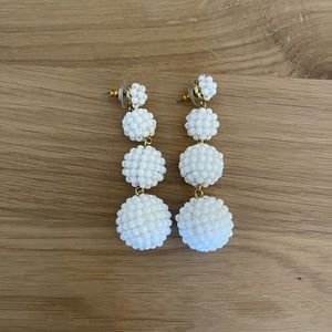 White Earrings